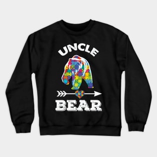 Uncle Bear Autism Awareness Crewneck Sweatshirt